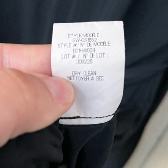 HELMUT LANG Faint High Slit Jersey Dress Black Size Small - Picture 11 of 12